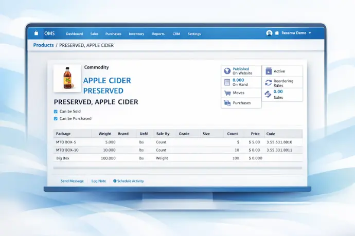 Product configuration