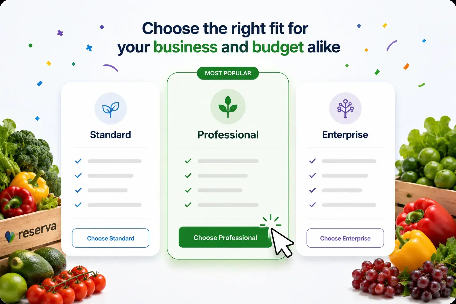 Reserva subscription plans for predictable ERP adaptation and growth